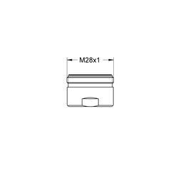 Grohe Sistra Strahlregler, AG M28x1, Durchflussklasse M, 60-70l/min bei 3 bar, Mattchrom, 13907P00... GROHE-13907P00  (Abb. 1)