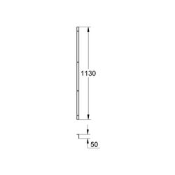 Grohe Rapid SL Wandwinkel, 50x25mm, Stahl, 37220001... GROHE-37220001  (Abb. 1)