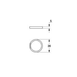 Grohe Farbkappen Taron, Mattchrom, 40183P0M... GROHE-40183P0M  (Abb. 1)
