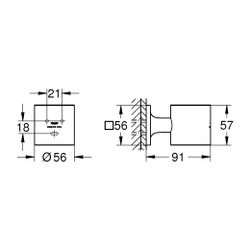 Grohe Allure Halter Warm Sunset für Glas oder Seifenspender... GROHE-40278DA1 4005176531590 (Abb. 1)