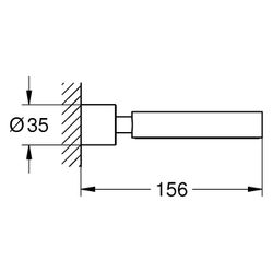 Grohe Atrio Halter für Seifenschale, Phantom Black, 40885KF0... GROHE-40885KF0 4067393055921 (Abb. 1)
