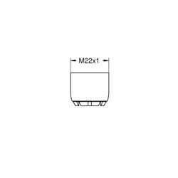 Grohe Strahlregler, M22x1, ohne Durchflussbegrenzung, StarLight, Mocca, 46163H00... GROHE-46163H00  (Abb. 1)