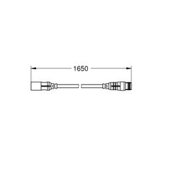 Grohe Verlängerungskabel F-digital Deluxe, 1,65m, 47910000... GROHE-47910000  (Abb. 1)