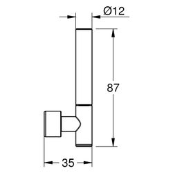Grohe Atrio PC Hebelgriffe, White Attica Caesarstone für 21134/21140/20587/20 93/25227,... GROHE-48458DL0 4005176951831 (Abb. 1)