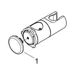 Grohe Brausegleiter mit Metallhülse für Relexa Plus Brausestange 28 620 000 / 28 621000... GROHE-12435000 4005176272141 (Abb. 1)