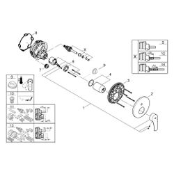 Grohe Eurosmart Einhand-Wannenbatterie, Fertigmontageset für Rapido SmartBox, ohne Rohb... GROHE-24043003 4005176613548 (Abb. 1)