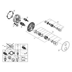Grohe Atrio Private Collection Thermostat-Brausebatt., integr. 2-Wege-Umst., FMS für Ra... GROHE-24396MS0 4005176946660 (Abb. 1)