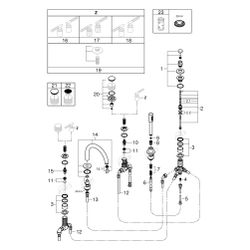 Grohe Atrio Private Collection 5-Loch-Wannen-Kombination, für Hebelgriffe, Hard Graphit... GROHE-25224AL0 4005176508912 (Abb. 1)