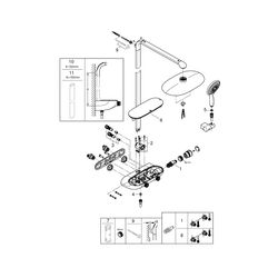 Grohe Rainshower System SmartControl Mono 360 Duschsystem, Aufputz-Thermostatbatterie, ... GROHE-26361000 4005176347580 (Abb. 1)