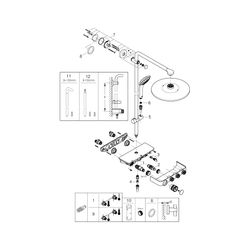 Grohe Euphoria SmartControl System 310 Duo Duschsystem, mit Aufputz-Thermostatbatterie,... GROHE-26507LS0 4005176457609 (Abb. 1)