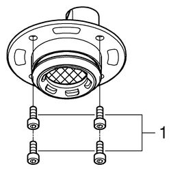 Grohe Strahlbildner Rainshower Aqua Pure, Strahlart Grohe Pure XL Strahl, ohne Einbaukö... GROHE-26737000 4005176644627 (Abb. 1)