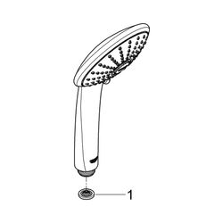 Grohe Euphoria Handbrause 110 Massage SprayDimmer, 8,5l/min bei 3 bar, Chrom, 27239000... GROHE-27239000 4005176854323 (Abb. 1)