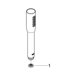 Grohe Euphoria Cosmopolitan Stick Handbrause, 1 Strahlart, 8l/min, Chrom, 27400000... GROHE-27400000 4005176877292 (Abb. 1)