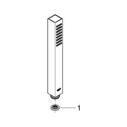 Grohe Euphoria Cube Stick Handbrause, Normalstrahl, Chrom, 27698000... GROHE-27698000 4005176907098 (Abb. 1)