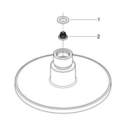 Grohe Euphoria Cosmopolitan 160 Kopfbrause, 1 Strahlart, ma. Durchfluss 7,5l/min bei 3 ... GROHE-28233000 4005176868016 (Abb. 1)