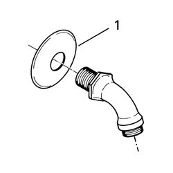Grohe Brausearm Relexa, Anschlussgewinde 1/2", DN 15, Ausladung 55mm, Chrom, 28429000... GROHE-28429000 4005176601910 (Abb. 1)