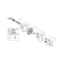Grohe Grohtherm Special Thermostat-Brausebatterie, Fertigmontageset, für Rapido T, Chro... GROHE-29094000 4005176354106 (Abb. 1)