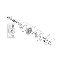 Grohe Grohtherm Special Thermostat-Wannenbatterie, Fertigmontageset, für Rapido T, Chro... GROHE-29095000 4005176354113 (Abb. 1)
