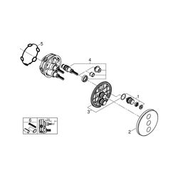 Grohe Grohtherm SmartControl 3-fach Unterputzventil, rund, Fertigmontageset für Rapido ... GROHE-29152LS0 4005176413575 (Abb. 1)