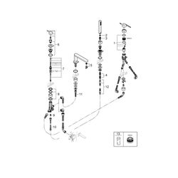 Grohe Plus 4-Loch-Einhand-Wannenkombination, Hard Graphite gebürstet, 29307AL3... GROHE-29307AL3 4005176585715 (Abb. 1)