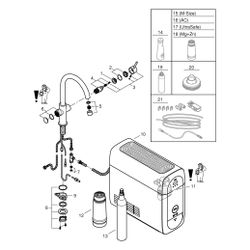 Grohe Blue Home Starterset, C-Auslauf, 1-Loch-Montage, Chrom, 31455001... GROHE-31455001 4005176454134 (Abb. 1)