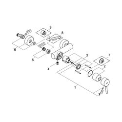 Grohe Concetto Einhand-Brausebatterie für Wandmontage, Chrom, 32210001... GROHE-32210001 4005176888939 (Abb. 1)
