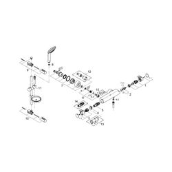 Grohe Grohtherm 2000 Thermostat-Brausebatterie, mit Brausegarnitur Euphoria 110 Massage... GROHE-34195001 4005176926631 (Abb. 1)