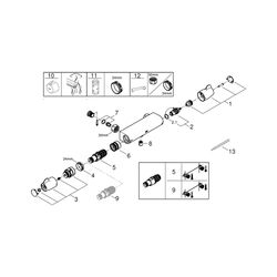 Grohe Thermostat-Brausebatterie Grohtherm Special, Wandmontage, ohne S-Anschlüsse und A... GROHE-34681000 4005176354090 (Abb. 1)