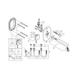 Grohe Infrarot-Elektronik für Waschtisch Eurosmart CE, Ausl. 170mm, Mischung, Fertigmon... GROHE-36315000 4005176896590 (Abb. 1)