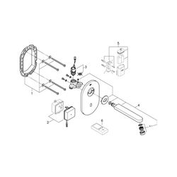 Grohe Infrarot-Elektronik für Waschtisch-Wandarmatur Eurosmart CE, Ausl. 172mm, ohne Mi... GROHE-36335SD0 4005176896712 (Abb. 1)