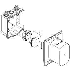 Grohe Eurosmart CE Unterputz-Einbaukasten, mit Mischung, passend zu IR-Fertigmontageset... GROHE-36339001 4005176595424 (Abb. 1)