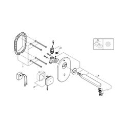 Grohe EuroPro Waschtisch-Wand-Infrarot-Elektronik CE o. Mischung Trafo Bluetooth, Chrom... GROHE-36410000 4005176320545 (Abb. 1)