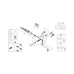 Grohe Infrarot-Elektronik für Waschtisch-Wandarmatur Eurosmart Cosmop. E Bluetooth Ther... GROHE-36414000 4005176320583 (Abb. 1)