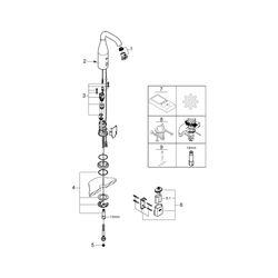 Grohe Essence Infrarot-Elektronik-Waschtischarmatur, DN 15, Batterie, ohne Mischung, Ch... GROHE-36446000 4005176415685 (Abb. 1)