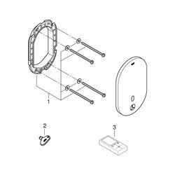 Grohe Infrarot-Elektronik für Brausethermostat Eurosmart CE, Fertigmontageset Einbaukas... GROHE-36463000 4005176576690 (Abb. 1)