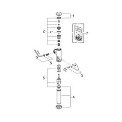 Grohe Automatic-Spüler DAL DN 20 für WC, Aufputz, aus Messing, Chrom, 37139000... GROHE-37139000 4005176143083 (Abb. 1)