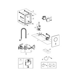 Grohe Tectron Skate Infrarot-Elektronik für WC-Spülkasten GD 2, mit Trafo 100-230V und ... GROHE-37419SD0 4005176933813 (Abb. 1)