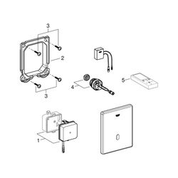 Grohe Tectron Skate Bluetooth Infrarot-Elektronik für Urinal, für Rapido U 37338 000, m... GROHE-37503000 4005176320507 (Abb. 1)