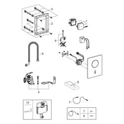 Grohe Tectron Skate Bluetooth Infrarot-Elektronik für WC, mit Trafo 100-240V, Chrom, 37... GROHE-37504000 4005176320521 (Abb. 1)