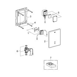 Grohe Tectron Skate Infrarot-Elektronik für Urinal, Fertigmontageset für Rohbauset, Wan... GROHE-37750000 4005176211935 (Abb. 1)