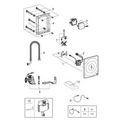 Grohe Tectron Surf Infrarot-Elektronik Wandeinbau für WC-Spülkästen 230V, mit Trafo 100... GROHE-38699001 4005176929588 (Abb. 1)