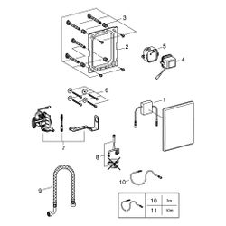 Grohe WC-Funk-Elektronik Edelstahl für WC-Funk-Empfangsmodul 868,4MHz, für Stützklappgr... GROHE-38759SD0 4005176841156 (Abb. 1)