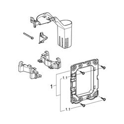 Grohe Umrüstset Grohe Fresh für Spülkästen mit pneumatischem Ablaufventil und kleiner R... GROHE-38796000 4005176857034 (Abb. 1)