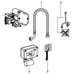 Grohe WC-Funk-Elektronik WC-Funk-Empfangsmodul 868,4 MHz für Funk-Wand-Sender, 39141000... GROHE-39141000 4005176315275 (Abb. 1)