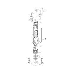 Grohe Eco-Ablaufventil, AV1, 2-Mengen, Druckknopfbetätigung, Mattchrom/Chrom, 42297PI0... GROHE-42297PI0 4005176832048 (Abb. 1)
