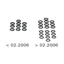 Grohe O-Ring für Zweigriffarmaturen, 6x2mm, 0128300M... GROHE-0128300M 4005176000591 (Abb. 1)