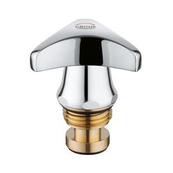 Grohe Oberteil, DN 15, mit langem Kegel, Trecorn-Griff, Markierung Rot, Chrom, 11102000... GROHE-11102000 4005176020599 (Abb. 1)