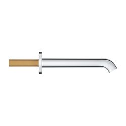 Grohe Essence Wanneneinlauf Wandmontage, Chrom, Außengewinde 1/2", Ausladung 230mm... GROHE-13449001 4005176695087 (Abb. 1)
