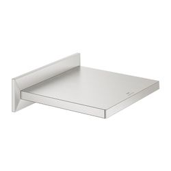 Grohe Allure Brilliant Schwallauslauf Supersteel, Ausladung 180mm für Wanne und Brause... GROHE-13486DC0 4005176756658 (Abb. 1)