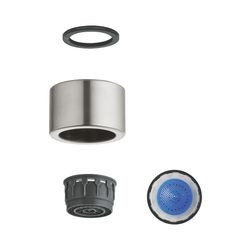Grohe Mousseur, Innengewinde M22x1, Durchflussklasse A, 13,5-15,0l/min bei 3 bar, Super... GROHE-13993DC0 4005176923289 (Abb. 1)